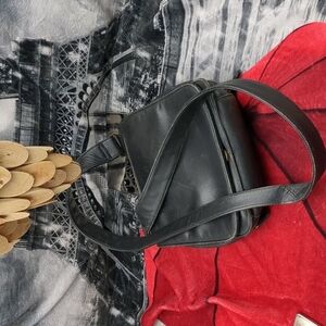 Fossil black leather purse